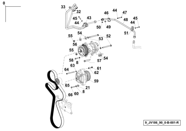 ΙΜΑΝΤΑΣ belt PK 10 L=2017 ORIGINAL SDF ΚΩΔ. 2.4119.218.0/10